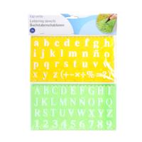 Alfabet Sjabloon, 2dlg. - thumbnail