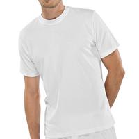 2-pack heren American T-Shirts - Wijd model heren ondershirt katoen - wit en zwart - S - S - S - thumbnail