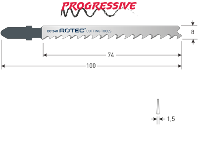 Rotec Decoupeerzaag | DC240 | T101D | 2 Stuks - 520.0242 Rotec Decoupeerzaag | DC240 | T101D | 2 Stuks - 520.0242