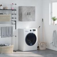 Wandkast 60x31x60 cm bewerkt hout betongrijs - thumbnail