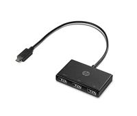 HP Inc. HP USB-C to USB-A Hub USB-C (USB 3.2 Gen 2) multiport hub Meerdere kleuren - thumbnail