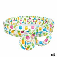 Opblaasbaar Kinderzwembad Intex Ananas Ringen 248 L 132 x 28 x 132 cm (12 Stuks) - thumbnail