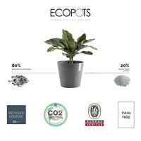 Ecopots Amsterdam Grijs Ø40 x H35 cm - thumbnail