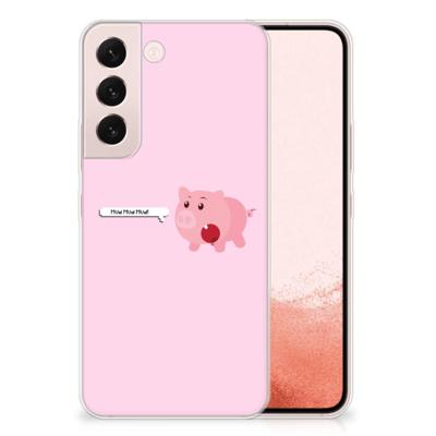 Samsung Galaxy S22 Telefoonhoesje met Naam Pig Mud Samsung Galaxy S22 Telefoonhoesje met Naam Pig Mud