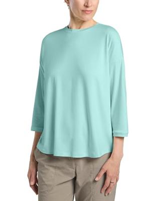 Jack wolfskin Travek 3 4 T-shirt Dames Soft Jade Heather XL