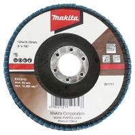 Makita Accessoires Lamellenschuurschijf 125mm Z40 - D-63781 D-63781 - thumbnail