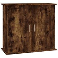 Aquariumstandaard 81x36x73 cm bewerkt hout gerookt eikenkleurig - thumbnail