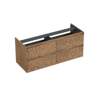 Onderkast Forzalaqua Reno 140x51x60 Cm 4 Lades Softclose Eiken Castle Brown - thumbnail