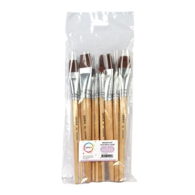 Kwast Qrea synthetisch set à 11 breedtes Kwast Qrea synthetisch set à 11 breedtes