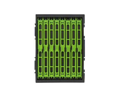 Preston Interlok Winder Tray With 8 Winders 26Cm Green