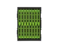 Preston Interlok Winder Tray With 8 Winders 26Cm Green - thumbnail