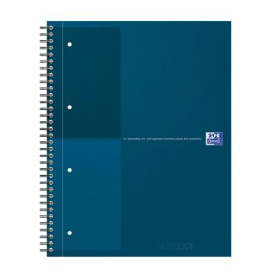 Spiraalblok Oxford International Notebook A4+ lijn petrol blauw | 5 stuks
