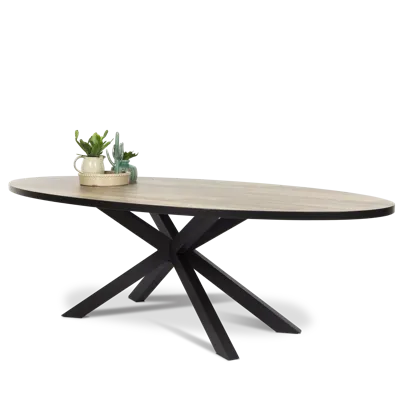 Eettafel (200x102cm) Arcade - Lamulux Mokka