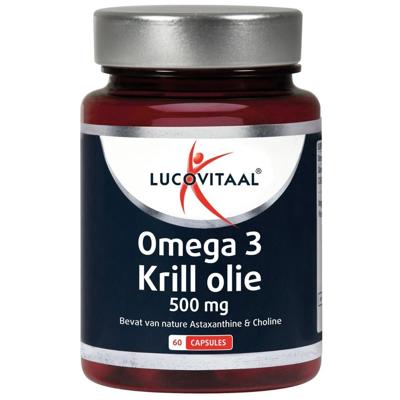 Lucovitaal Omega 3 Krill Olie 500mg 60Capsules