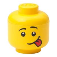 Room Copenhagen LEGO Storage Head 'Silly', mini opbergdoos - thumbnail