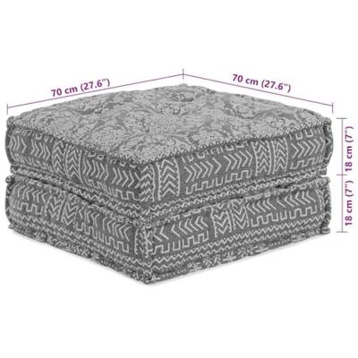 VidaXL Modulair bank 2 pcs lichtgrijs 140 x 70 x 36 cm stof VidaXL Modulair bank 2 pcs lichtgrijs 140 x 70 x 36 cm stof