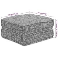 VidaXL Modulair bank 2 pcs lichtgrijs 140 x 70 x 36 cm stof - thumbnail