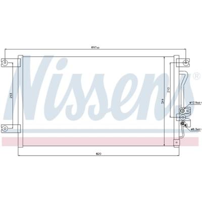 Condensator, airconditioning 94790