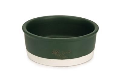 Designed by Lotte Joa - Hondenvoerbak - Keramiek - Groen - 20x20x7,5 cm Designed by Lotte Joa - Hondenvoerbak - Keramiek - Groen - 20x20x7,5 cm