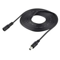 2m 22AWG 5.5 x 2.1mm vrouwelijk naar mannelijk DC Power Supply Plug verlengkabel voor Laptop - thumbnail