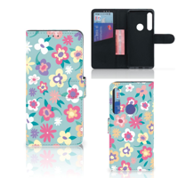 Motorola One Action Hoesje Flower Power - thumbnail