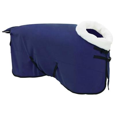 VidaXL Paardendeken marineblauw 155 cm polar fleece
