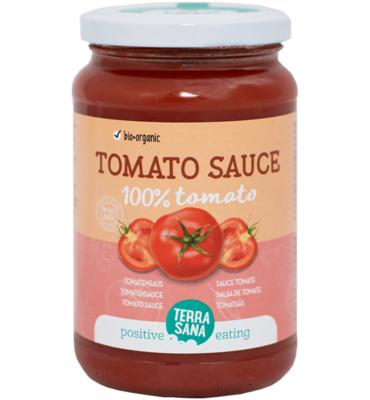 TerraSana Tomatensaus 100% tomaat bio 340 Gram TerraSana Tomatensaus 100% tomaat bio 340 Gram