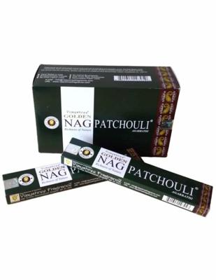Golden Nag Patchouli Wierook (1 pakje)