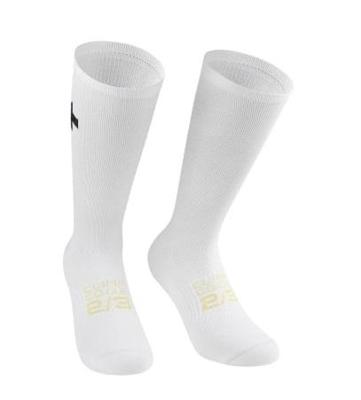 Assos spring/fall P1 fietssokken wit unisex II