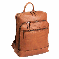 The Chesterfield Brand Hayden Laptop Backpack cognac  backpack - thumbnail