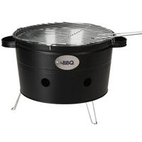 ProGarden barbecue emmer met 2 handvatten 34,5 cm matzwart - thumbnail