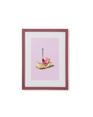 HEMA Fotolijst 15x20cm hout dun (bordeauxrood)