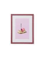 HEMA Fotolijst 15x20cm hout dun (bordeauxrood) - thumbnail