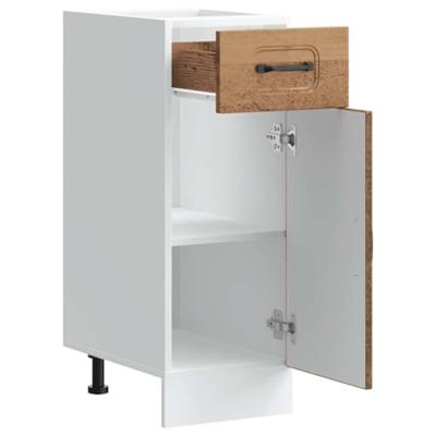 Keuken onderkast "Porto" bewerkt hout oud houtkleurig Keuken onderkast "Porto" bewerkt hout oud houtkleurig