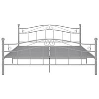 Bedframe metaal grijs 140x200 cm - thumbnail