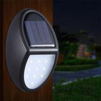 10 LEDs SMD 2835 Solar Powered IP65 waterdichte bewegings sensor buiten binnenplaats LED Wall Light - thumbnail