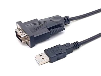 Equip 133391 seriële kabel Zwart 1,5 m USB Type-A DB-9