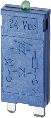 Finder Steekmodule Met LED 99.01.0.230.59 Lichtkleur (naam): Groen Geschikt voor model: Finder 96.74, Finder 96.72 Bulk 10 stuk(s)