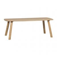 WOOOD Deens Ovale Eettafel 'Tablo' Eikenhout, 180 x 100cm, kleur Transparant - thumbnail