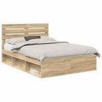 Bedframe Sonoma Eiken 150 x 200 cm Massief grenenhout - thumbnail