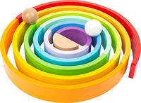 Small Foot houten bouwblokken regenboog xl, 14dlg. - thumbnail