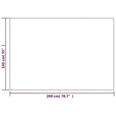 VidaXL Verzwaringsdeken met hoes 140x200 cm 10 kg stof grijs VidaXL Verzwaringsdeken met hoes 140x200 cm 10 kg stof grijs