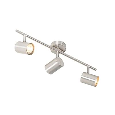 QAZQA Moderne plafondlamp staal 3-lichts verstelbaar - Jeana
