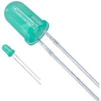 Lite-On LTL-4233 Bedrade LED Groen Rond 5 mm 19 mcd 36 ° 30 mA 2.1 V - thumbnail