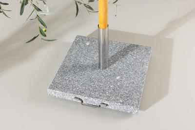 Nohr Parasolvoet 'Kadi' Graniet, kleur Grijs Nohr Parasolvoet 'Kadi' Graniet, kleur Grijs