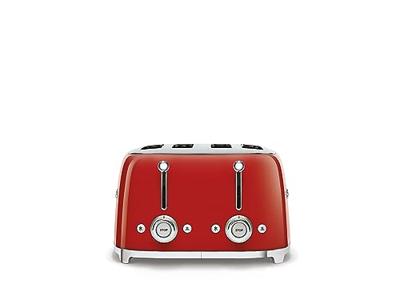 Smeg TSF03RDEU broodrooster 4x4, rood - thumbnail