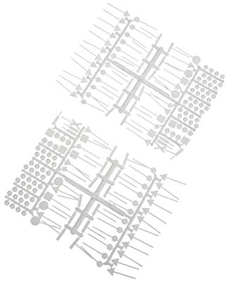 Busch 6028 H0 Set Verkeersbord, Straatnaam, Huisnummer Bouwpakket - thumbnail