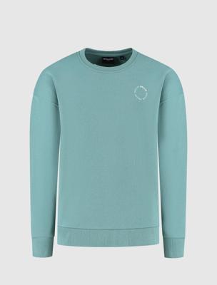 Ballin winter sweater jongens - groen - cirkel logo