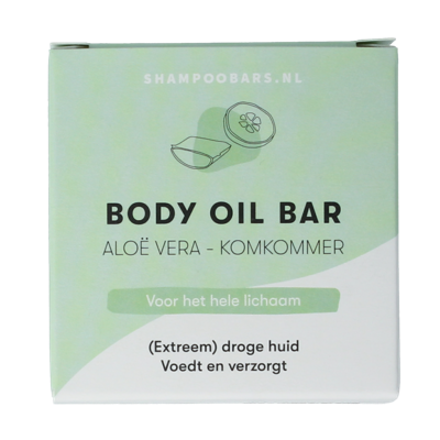 Body oil bar aloe vera & komkommer 45 Gram Body oil bar aloe vera & komkommer 45 Gram