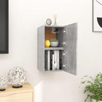 Tv-wandmeubelen 2 st 30,5x30x30 cm betongrijs - thumbnail